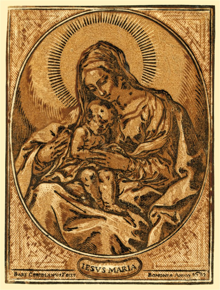 The Virgin and Child - Bart. Coriolanus Fecit. Bononiae anno 1630. LCCN2008678755