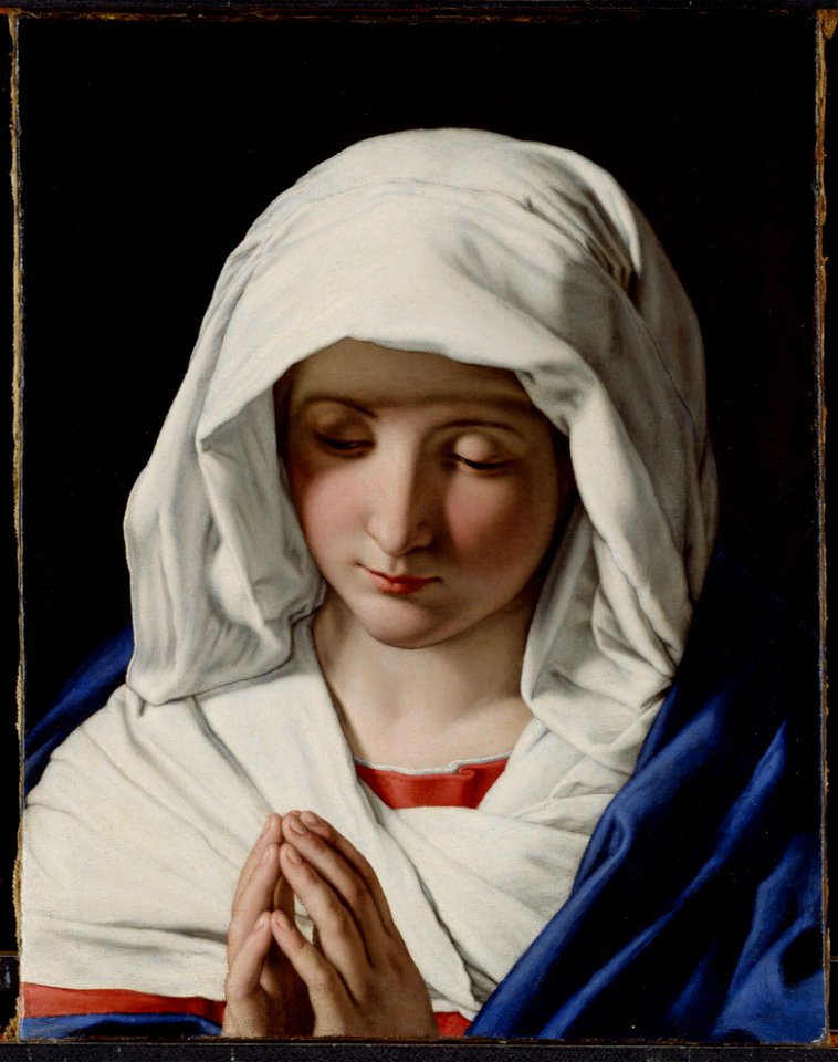 The Virgin praying (Sassoferrato (eg. Giovanni Battista Salvi)) - Nationalmuseum - 19839