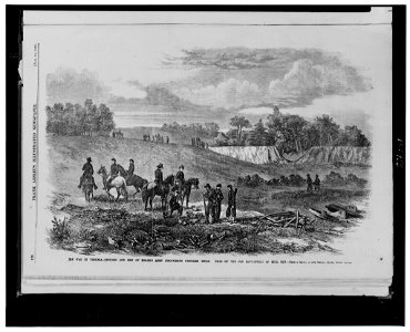 The war in Virginia - Officers and men of Meade's army discovering unburied Union dead on the old battlefield of Bull Run - from a sketch by our special artist, Edwin Forbes. LCCN00652063