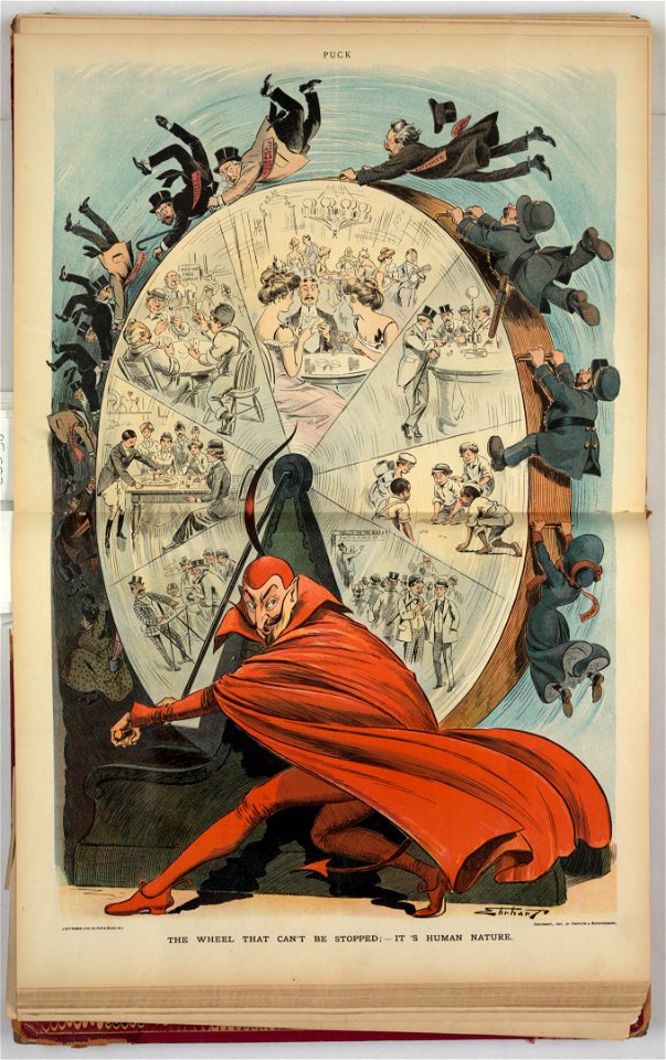 The wheel that can't be stopped; - it's human nature - Ehrhart. LCCN2010651410