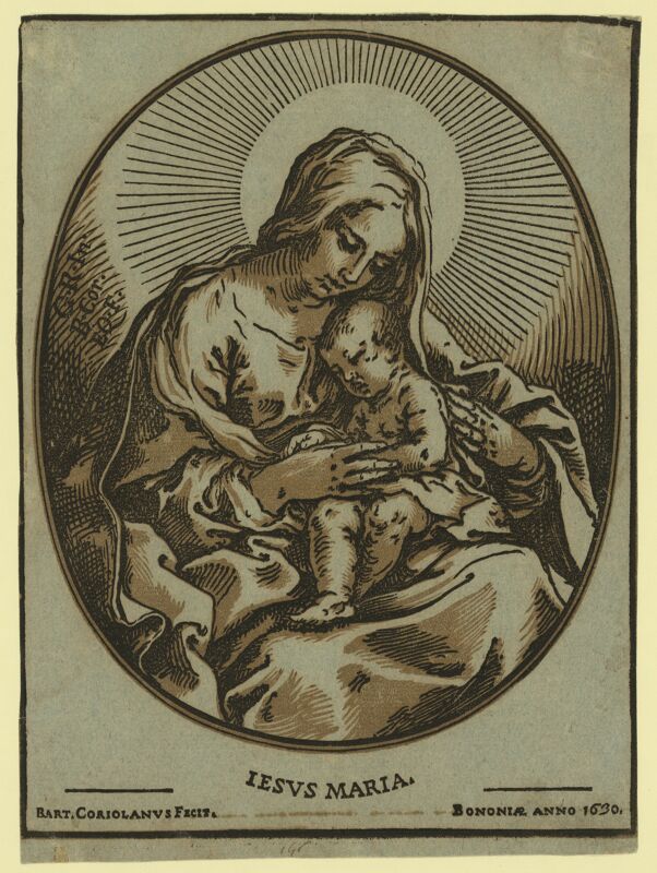 The Virgin and Child - Bart. Coriolanus Fecit. Bononiae anno 1630. LCCN2008678753