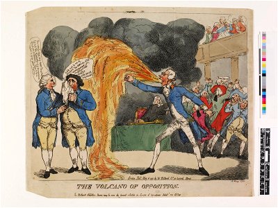 The volcano of opposition. (BM 1868,0808.6053)