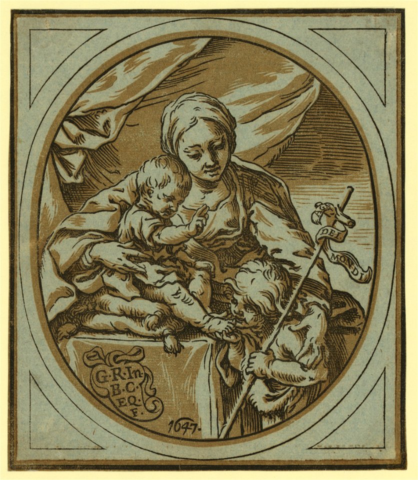 The Virgin, Child, and St. John the Baptist - G.R., In., B.C. Eq.F., 1647. LCCN2008678754