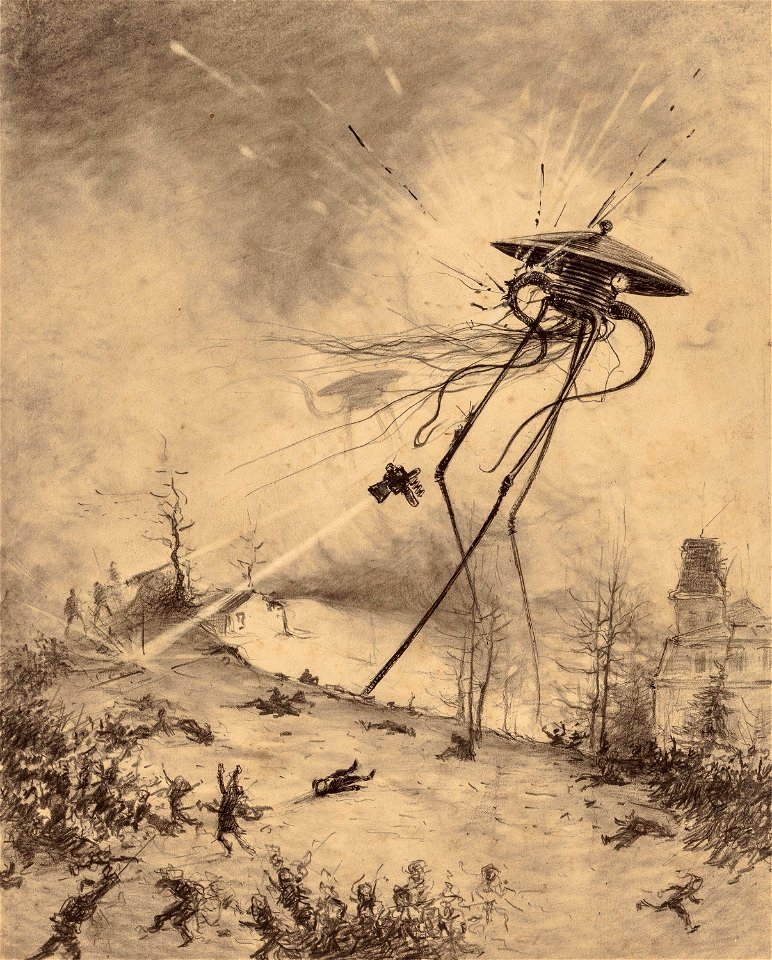 The War of the Worlds by Henrique Alvim Corrêa, orginal graphic 14