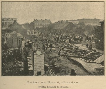 Z pogorzeliska na Nowej - Pradze - Według fotografii K. Brandla (59551)