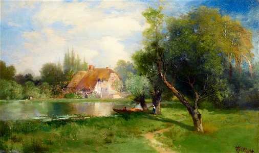 Thomas moran near east hampton long island093746)