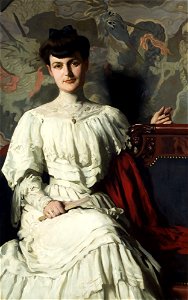 Thomas P. Anshutz - Portrait of Marthe Hientz
