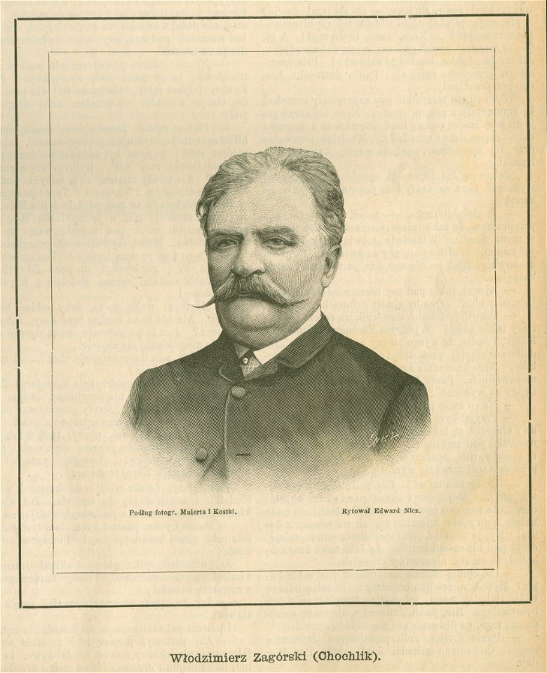 Włodzimierz Zagórski Chochlik Podług fotogr. Mulerta i Kostki Rytował Edward Nicz (77994)