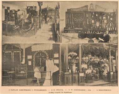 Wystawa metalowa w Warszawie 1 Pawilon Jarkowskiego i Świniarskiego 2 St. Strausa 3 W. Gostyńskiego i S-ka 4 Serkowskiego Podług fotografii St. Bogackiego (82482)