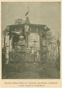 Wystawa Ogrodnicza w Bagateli Pawilon Maison Nipon na wystawie ogrodniczej w Bagateli Podług fotografii E. Troczewskiego (82685)