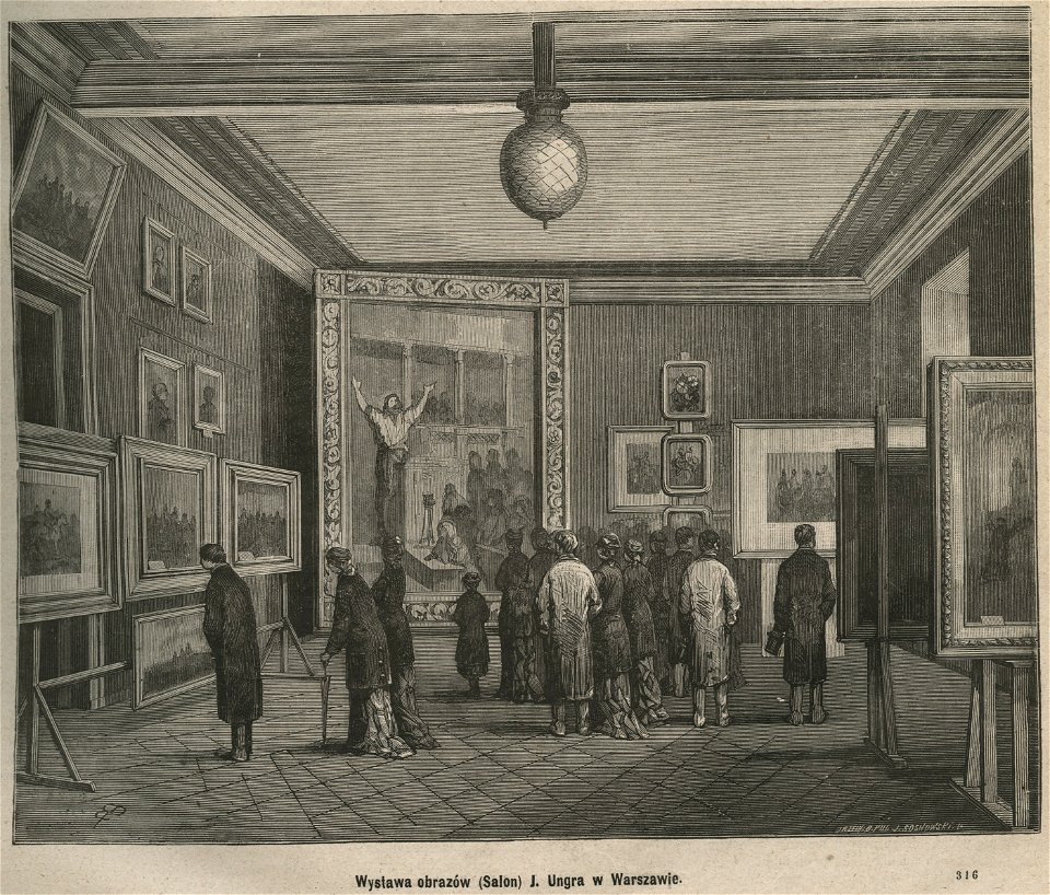 Wystawa obrazów (salon) J. Ungra (58921)