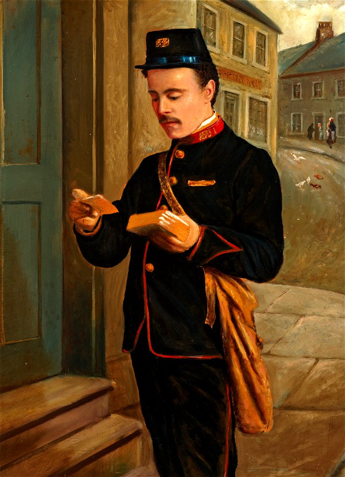 Thomas Patterson Portrait of a postman