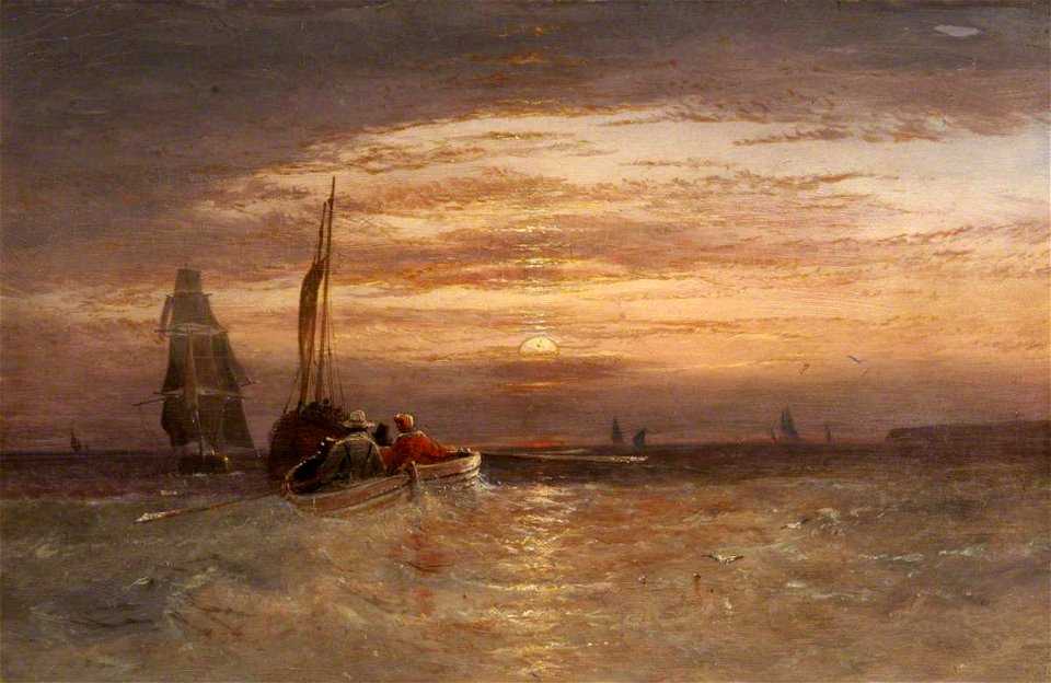 Thomas Miles Richardson I (1784-1848) - Off the Coast near Flamborough Head - 1230263 - National Trust