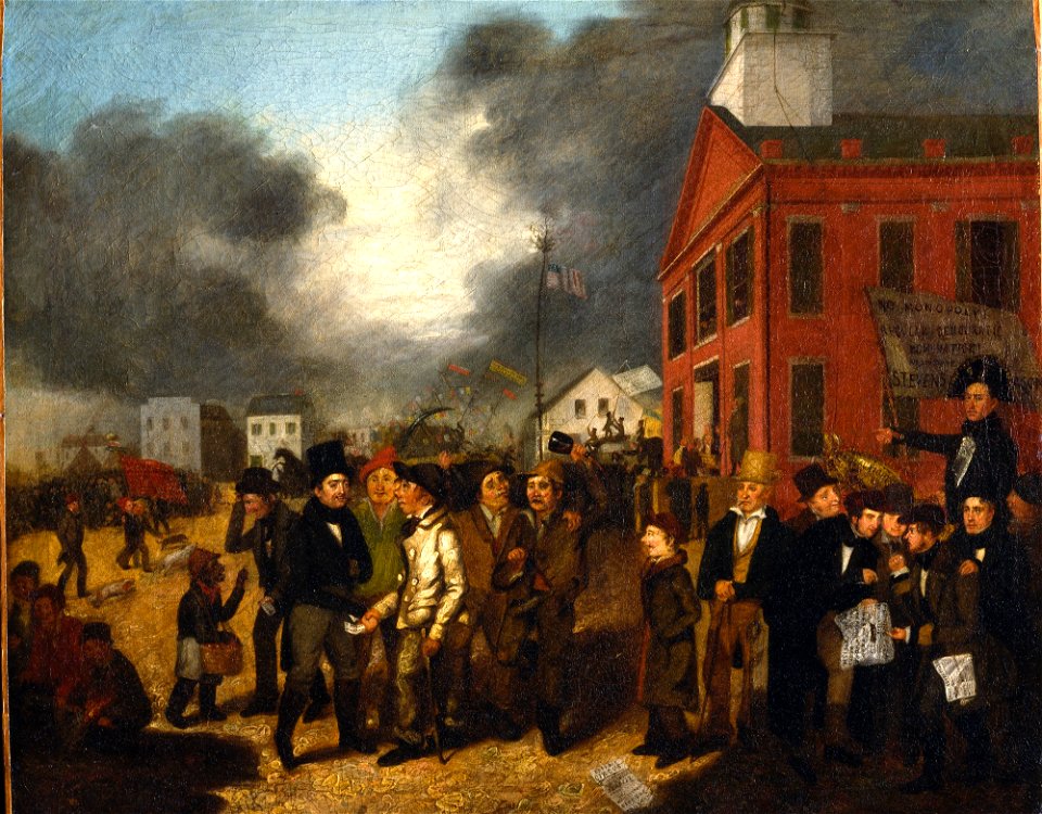 Thomas Mickell Burnham - First State Election in Detroit, Michigan, 1837 - 57.267 - Detroit Institute of Arts
