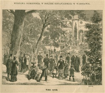 Wystawa ogrodnicza w Dolinie Szwajcarskiej w Warszawie Widok ogrodu (79852)