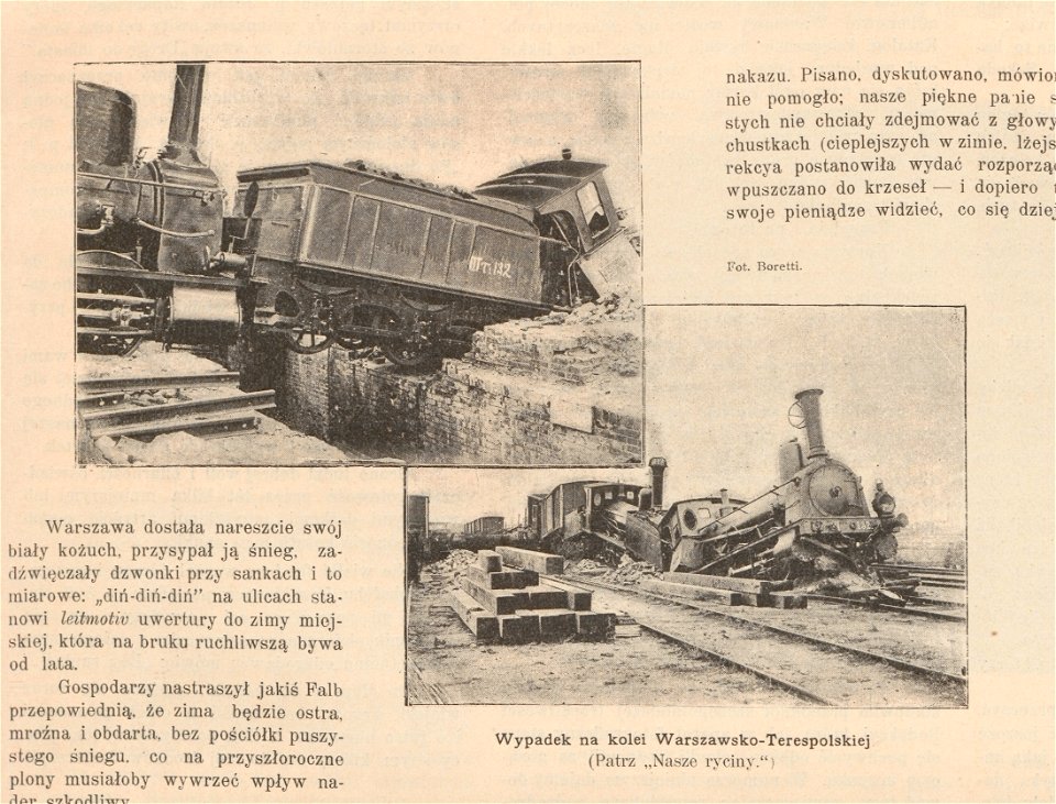 Wypadek na Kolei Warszawsko- Terespolskiej na Pradze (61959)