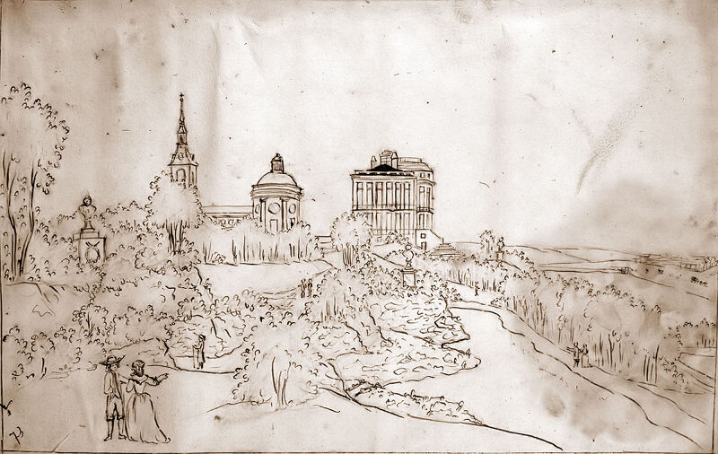 Вид, открывающийся из ротонды