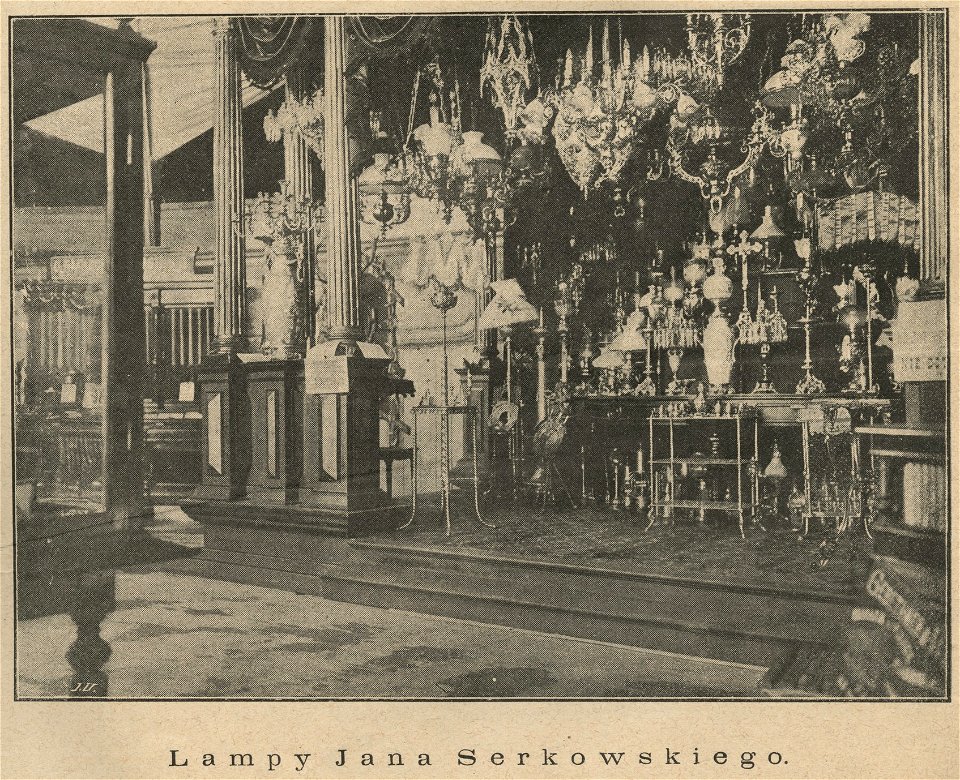 Wystawa wyrobów metalowych w siedzibie cyrku na ul. Ordynackiej - Lampy Jana Serkowskiego (60669)