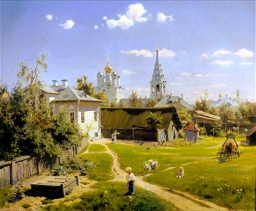 В. Д. Поленов. Московский дворик. 1878