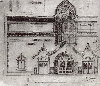 Проект фасада Третьяковской галереи (1)