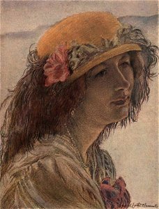 Сергей Васильевич Чехонин. Портрет Л. С. В. 1916 г