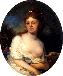 Портрет Елизаветы Григорьевны Тёмкиной в образе Дианы