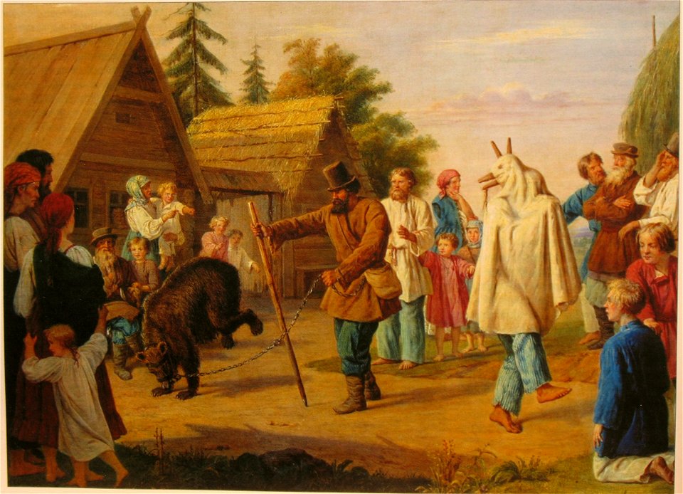 Рисс Скоморохи в деревне