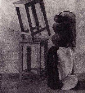 Ржезников Натюрморт с табуретками, 1922