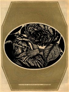 Сергей Васильевич Чехонин. Обложка к книге. 1914 г