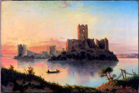 Trocki zamak. Троцкі замак (J. Marszewski, 1866)