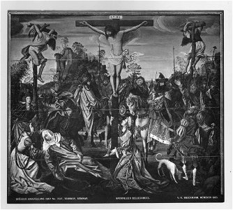 Triptych Crucifixion Tournai - central panel