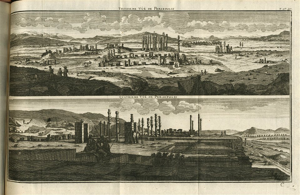 Troisième Vue de Persepolis - Quatrième Vue de Persepolis - Bruyn Cornelis De - 1725