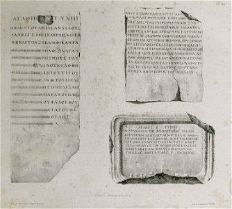 Trois inscriptions - Sayger C - 1834