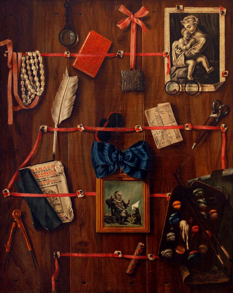 Trompe l'œil à la gravure de Sarrabat