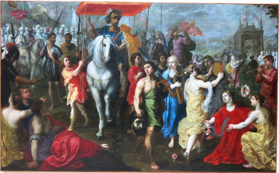 Triumph of king David (Hendrick van Balen)