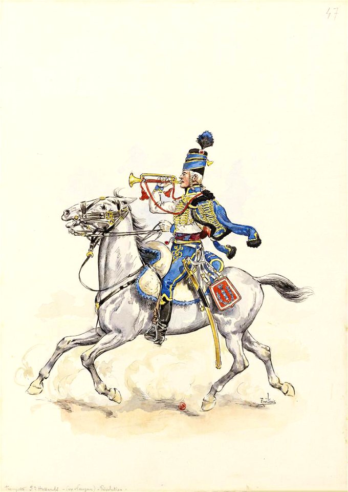 Trompette du 5e Hussards sous la première République (47)