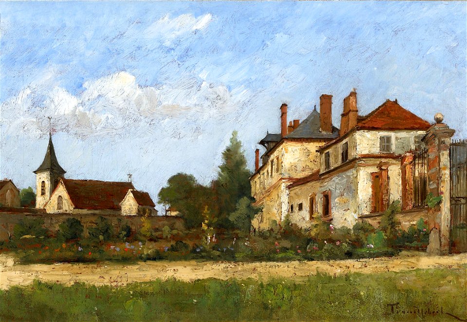Paul-Désiré Trouillebert - Entrée du château