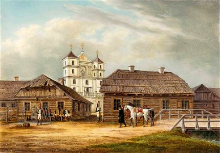 Troki, Vilenskaja, Fara. Трокі, Віленская, Фара (A. Adam, 4.07.1812)