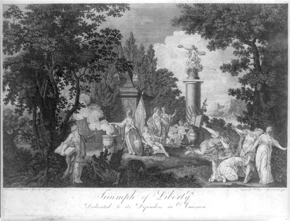 Triumph of liberty. Dedicated to its defenders in America LCCN2003690786