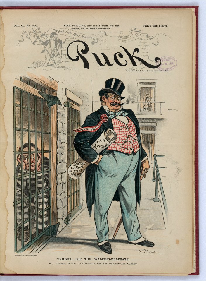 Triumph for the walking-delegate - J.S. Pughe. LCCN2012648461