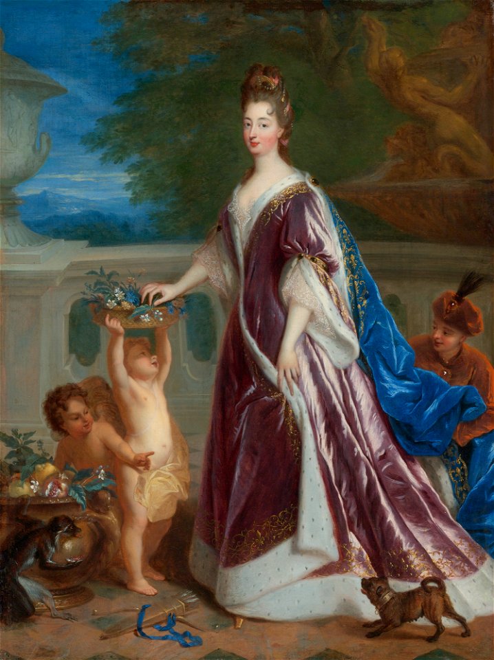 Francois de Troy - Anne Louise Bénédicte de Bourbon
