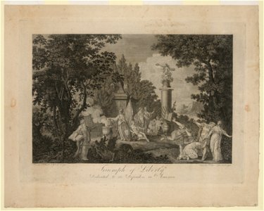 Triumph of liberty. Dedicated to its defenders in America - drawn by Jn. Fis. Renault, N. York, September, 1795 ; engraved by P.C. Verger, N. York, November 1796. LCCN2003690786
