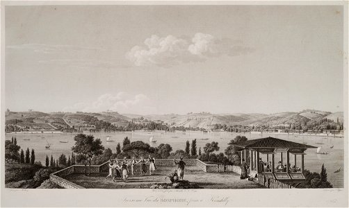 Troisième vue du Bosphore, prise à Kandilly - Melling Antoine Ignace - 1819