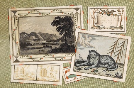 Trompe l'oeil mit Leopard