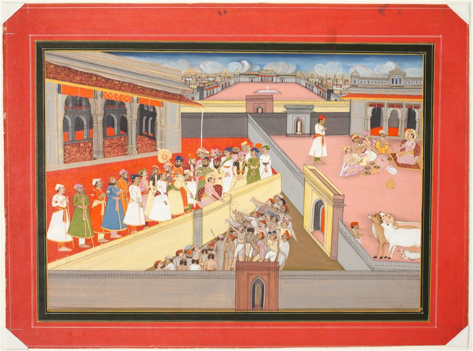 Unknown (Indian) - Court Scene - F70.147 - Detroit Institute of Arts
