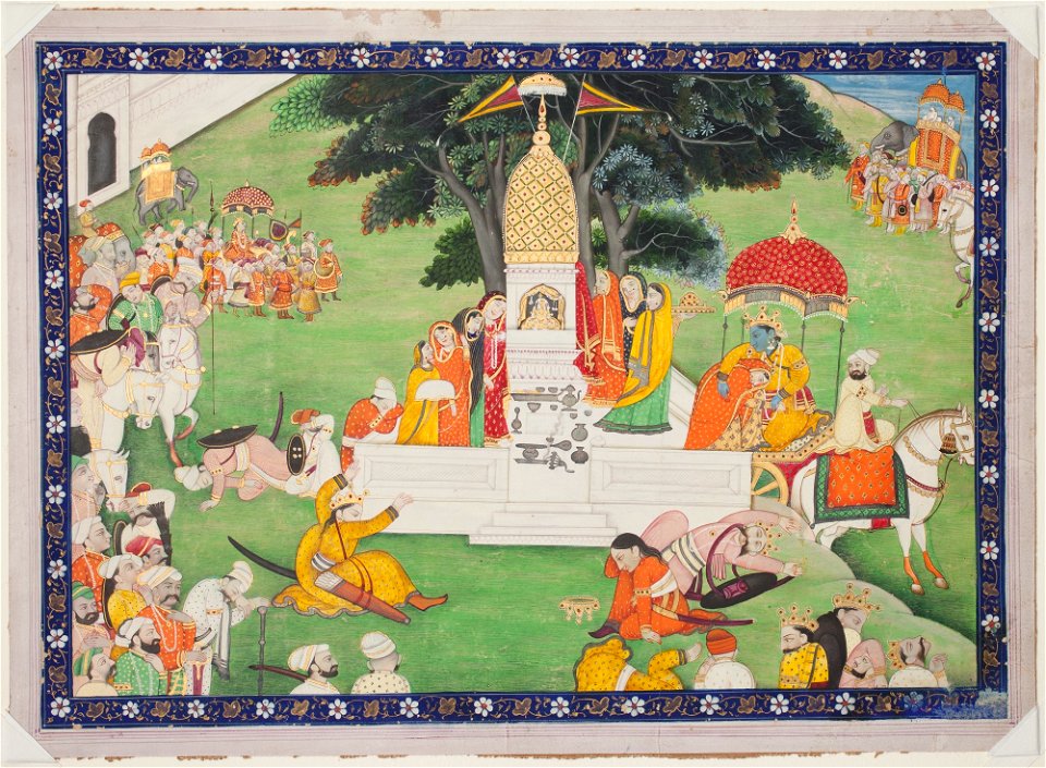 Unknown (Indian) - Abduction of Rukmini - F69.105 - Detroit Institute of Arts