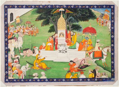 Unknown (Indian) - Abduction of Rukmini - F69.105 - Detroit Institute of Arts