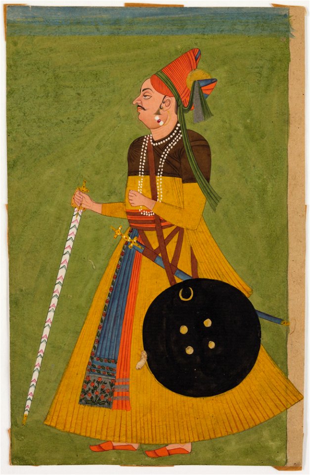 Unknown (Indian) - Portrait of a Nobleman - 71.323.A - Detroit Institute of Arts