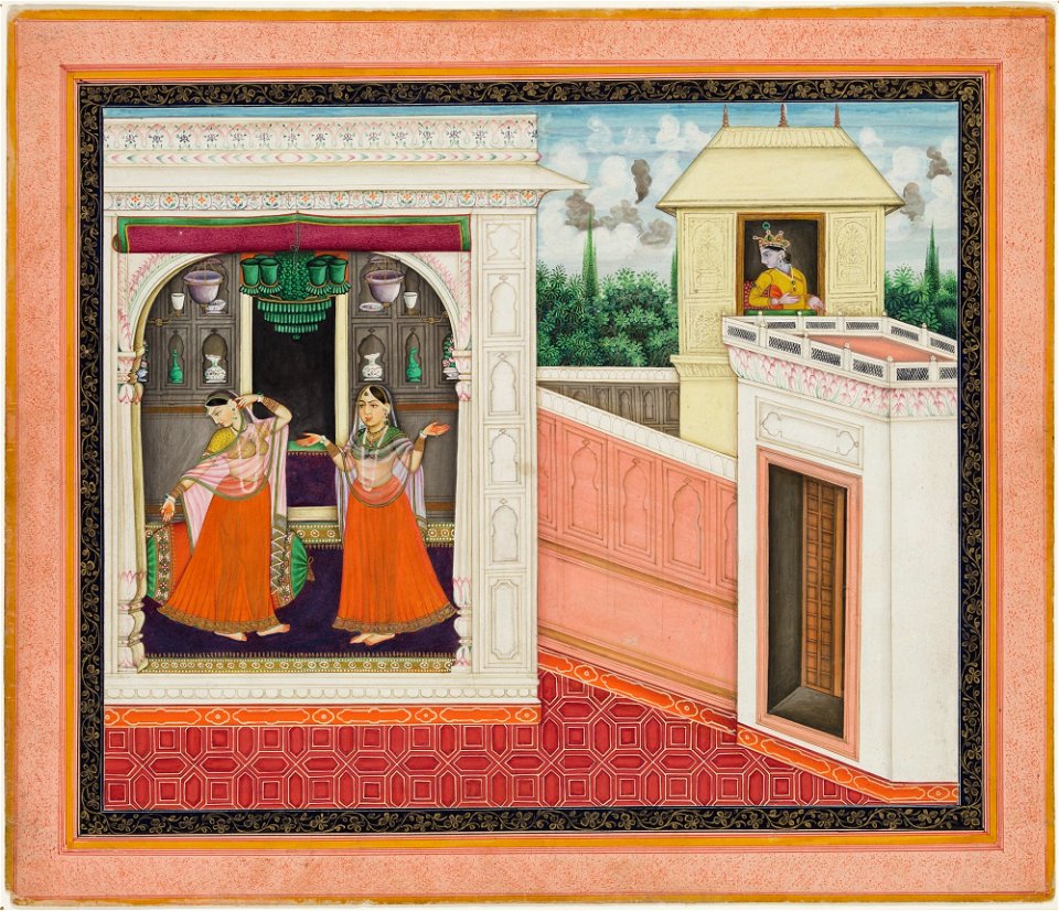 Unknown (Indian) - Story of Krishna and Radha - F68.196.A - Detroit Institute of Arts