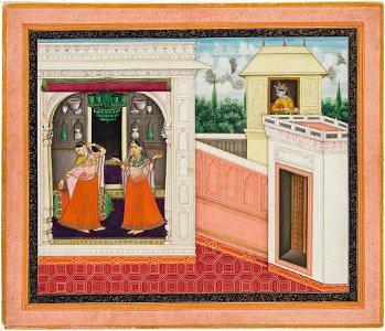 Unknown (Indian) - Story of Krishna and Radha - F68.196.A - Detroit Institute of Arts